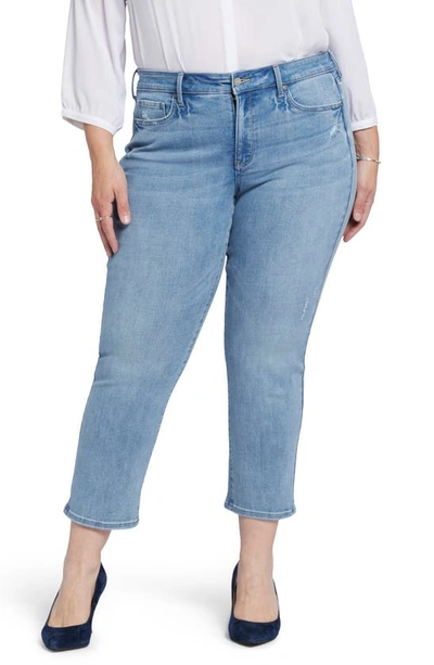 Shop Nydj Marilyn Ankle Straight Leg Jeans In Lakefront