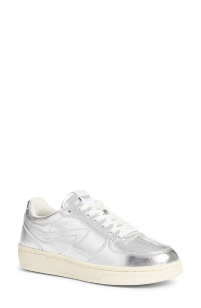 Shop Rag & Bone Retro Court Sneaker In Silver