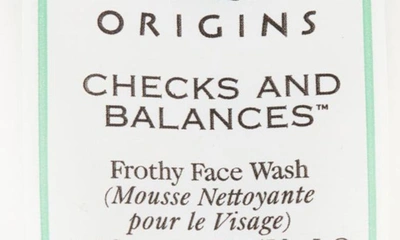 Origins Checks And Balances Frothy Face Wash 1.7 oz/ 50 ml