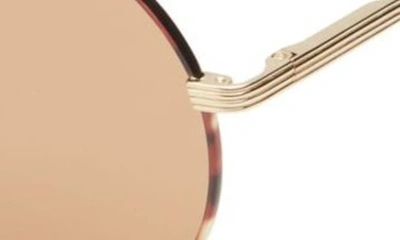 Shop Le Specs Schmaltzy 60mm Aviator Sunglasses In Bright Gold / Tort