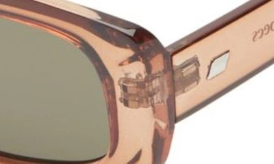 Shop Le Specs Dynamite 52mm Rectangular Sunglasses In Tobacco