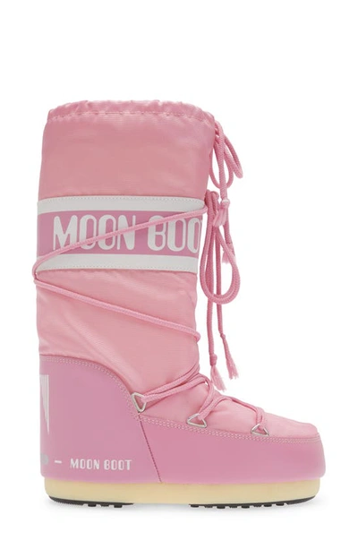 Shop Moon Boot Kids' Icon Water Repellent ® In Pink