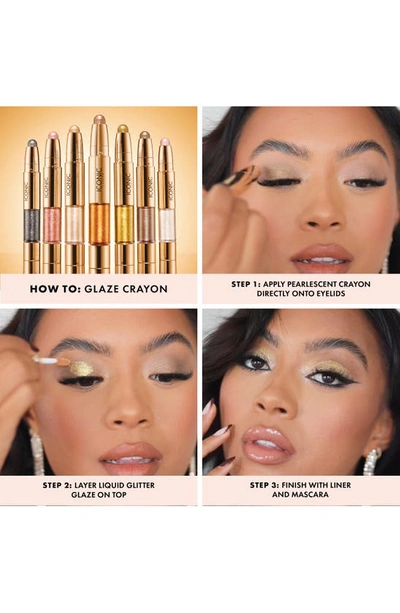 Iconic London Glaze Dual Ended Eyeshadow Crayon Nectar In Nectar