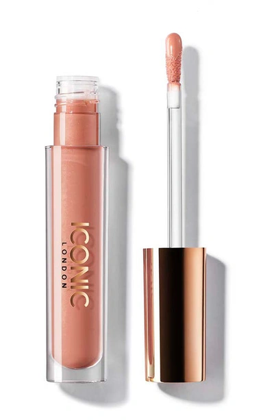 Shop Iconic London Lip Plumping Gloss In Nearly Nude