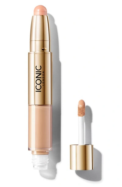 Shop Iconic London Radiant Concealer & Brightening Duo In Warm Fair