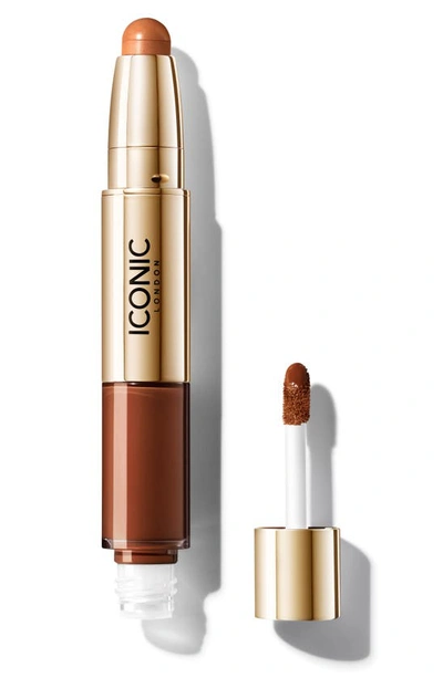 Shop Iconic London Radiant Concealer & Brightening Duo In Warm Rich