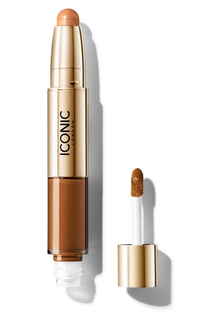 Shop Iconic London Radiant Concealer & Brightening Duo In Neutral Deep