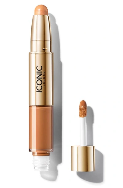 Shop Iconic London Radiant Concealer & Brightening Duo In Warm Tan