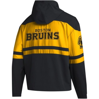 Shop Adidas Originals Adidas  Black Boston Bruins Full-zip Hoodie