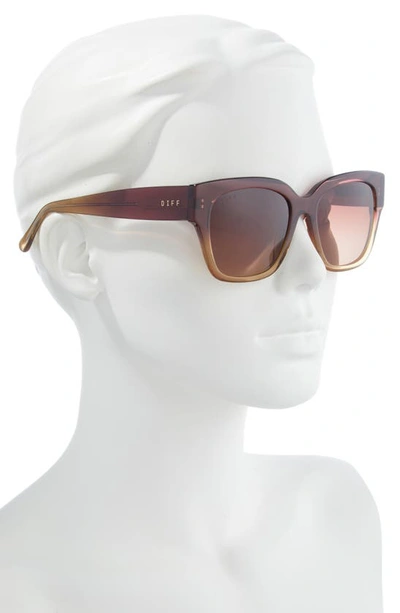 Shop Diff Bella Ii 54mm Square Sunglasses In Clayton
