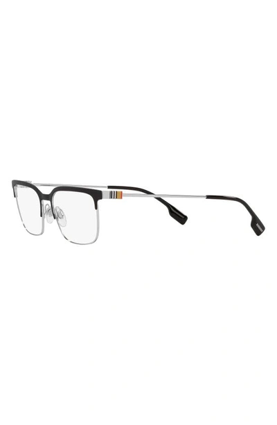 Shop Burberry Douglas 56mm Square Optical Glasses In Black