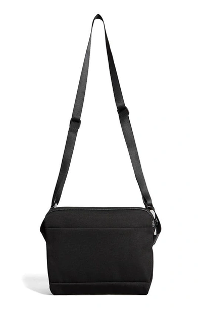 Shop Troubadour Recycled Polyester Messenger Bag In Black
