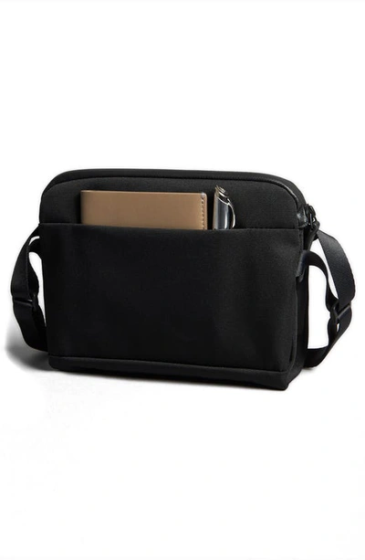 Shop Troubadour Recycled Polyester Messenger Bag In Black