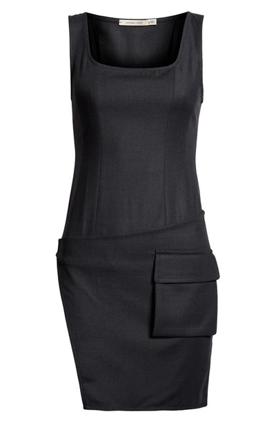 Shop Paloma Wool Kemto Sleeveless Top With Skirt Overlay In Dark Grey
