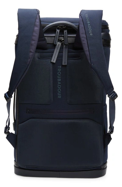 Shop Troubadour Explorer Aero Backpack In Navy Nylon