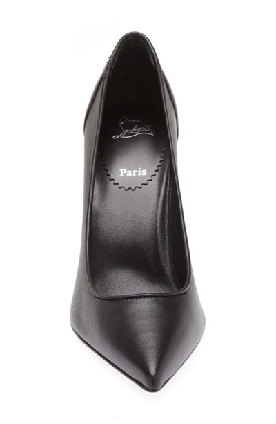 Christian Louboutin Sporty Kate Pointed Toe Pump In B439 Black/ Lin Black