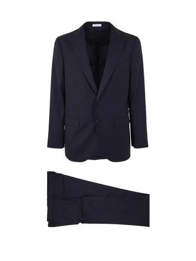 Shop Boglioli Trouser Suit Clothing In Blue