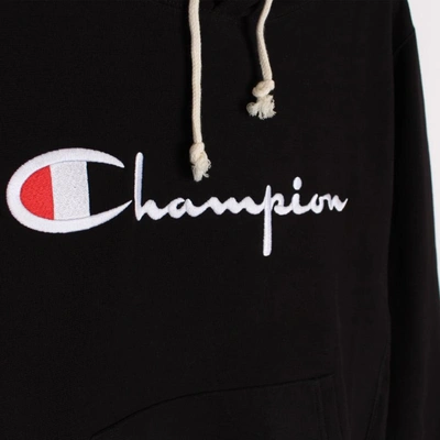 Shop Champion Sweatshirt Hoodie In Black