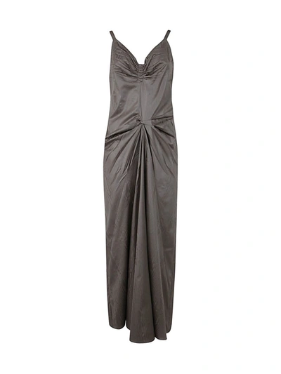Shop Maison Margiela Sleeveless Maxi Dress Clothing In Grey