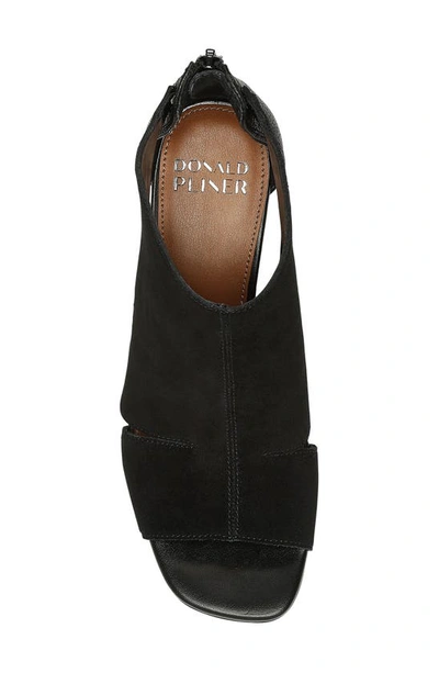 Shop Donald Pliner Block Heel Sandal In Black