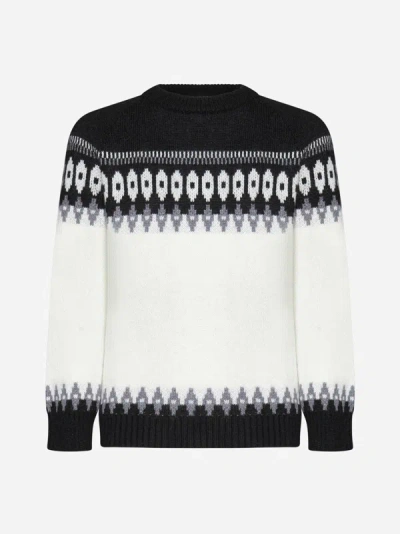 Shop Pt Torino Wool-blend Sweater In Black