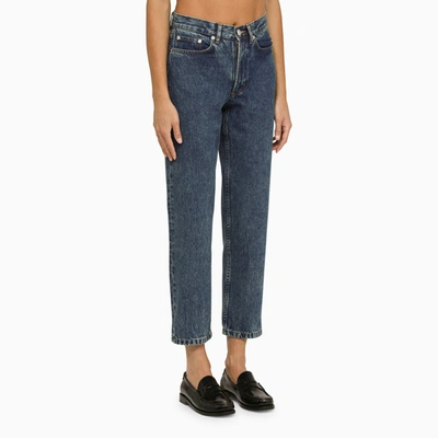 Apc A.p.c. Blue Le Jean Cropped Jeans