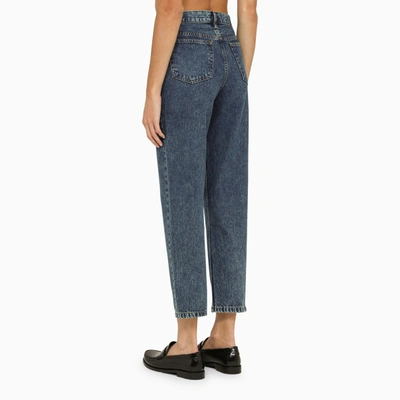 Apc A.p.c. Blue Le Jean Cropped Jeans
