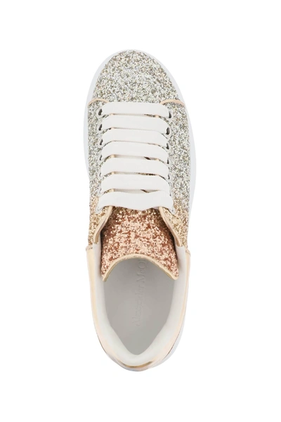Shop Alexander Mcqueen 'oversize' Sneakers With Glitter