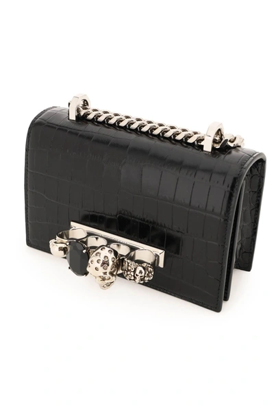 Shop Alexander Mcqueen Jewelled Satchel Mini Bag