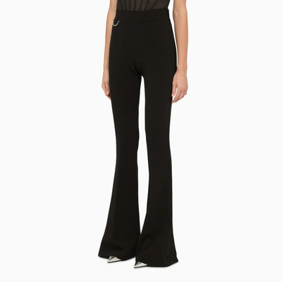 Shop Dsquared2 Flared Black Trousers