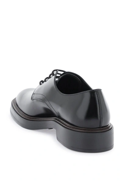 Shop Tod's Leather Lace Up Shoes