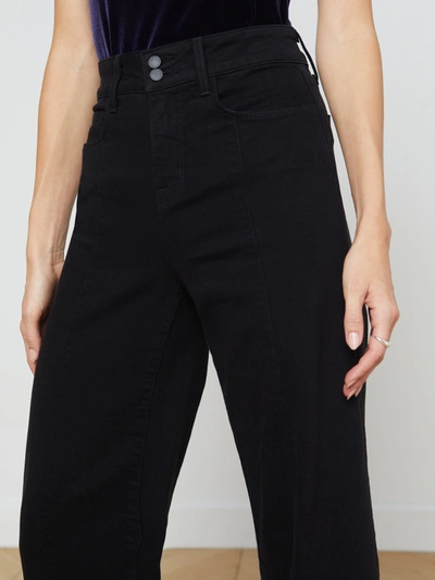 Shop L Agence Janine Jean In Saturated Black