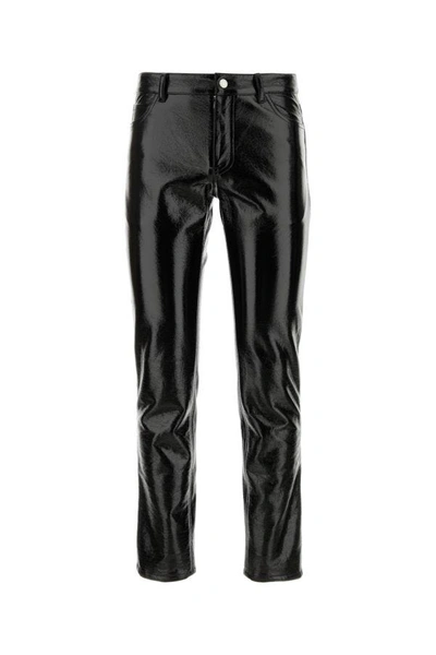 Courrèges Courreges Man Pants Black Size 30 Cotton, Polyurethane, Elastane In Black