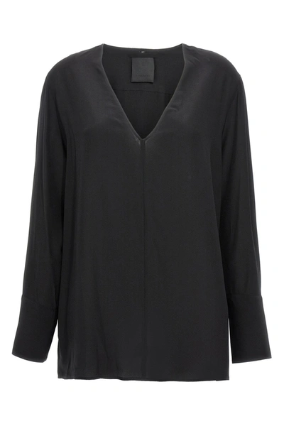 Shop Givenchy Women Lagallière Shirt In Black