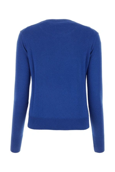 Shop Vivienne Westwood Woman Electric Blue Cotton Blend Bea Sweater