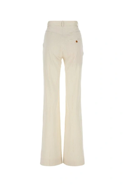 Shop Vivienne Westwood Woman Embroidered Wool Blend Ray Pant In Multicolor