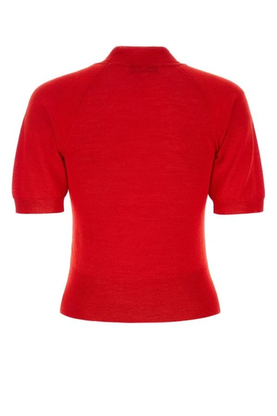 Shop Vivienne Westwood Woman Red Cotton Blend Bea Sweater