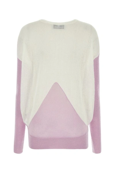 Shop Vivienne Westwood Woman Two-tone Nylon Blend Sweater In Multicolor