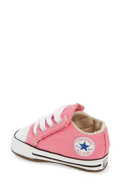 Shop Converse Chuck Taylor® All Star® Cribster Canvas Crib Shoe In Pink/ Natural Ivory/ White