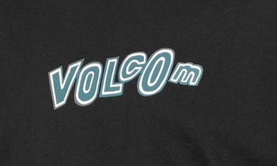 Shop Volcom Kids' Ranso Twofer Layered Graphic T-shirt In Black
