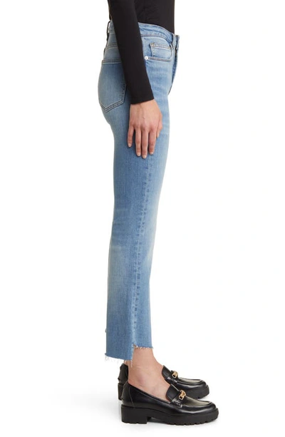 Shop Frame Le Crop Mini Boot Raw Step Hem Jeans In Wavey