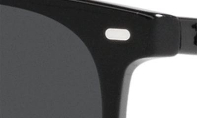 Ray Ban Elliot 52mm Polarized Square Sunglasses In Black