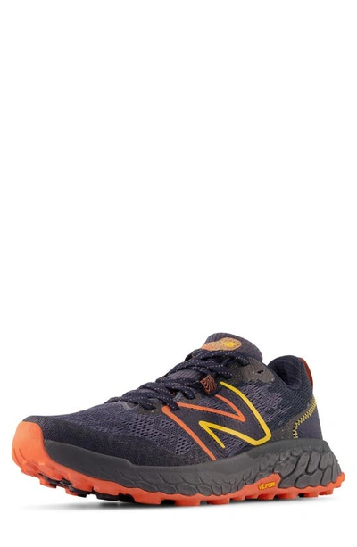 Shop New Balance Fresh Foam Hierro V6 Trail Running Shoe In Thunder/ Vibrant Orange