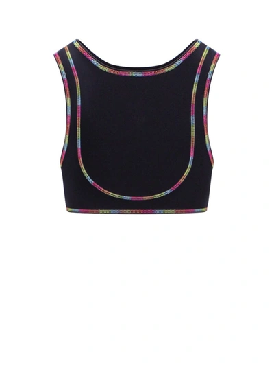 Shop Palm Angels Top In Black