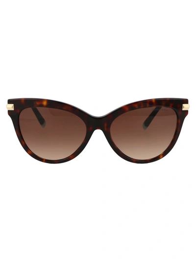 Shop Tiffany & Co Sunglasses In 80153b Havana