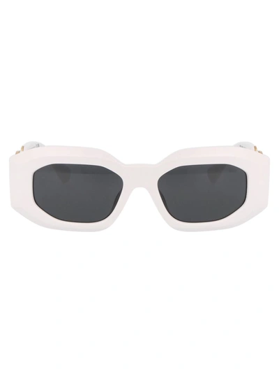 Shop Versace Sunglasses In 314/87 White