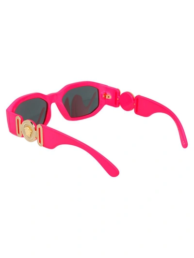 Shop Versace Sunglasses In 531887 Fuxia Fluo