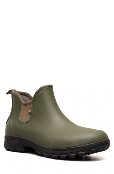 Shop Bogs Sauvie Waterproof Slip-on Chelsea Boot In Olive Multi