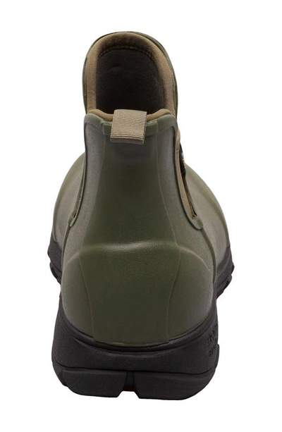 Shop Bogs Sauvie Waterproof Slip-on Chelsea Boot In Olive Multi