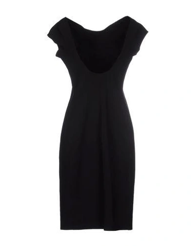 Shop The Row Knee-length Dresses In Black